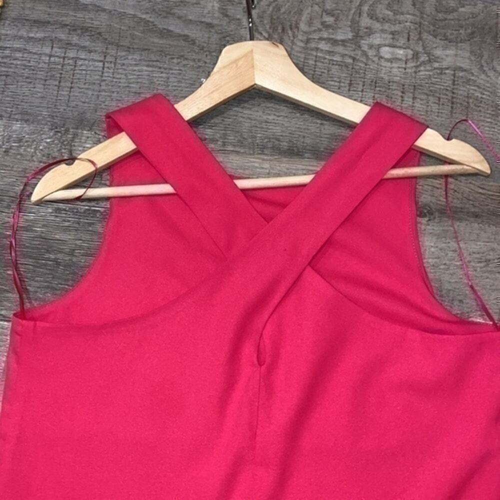 Alice Blue pink cross cross back sleeveless blouse size small NWOT - Picture 4 of 6